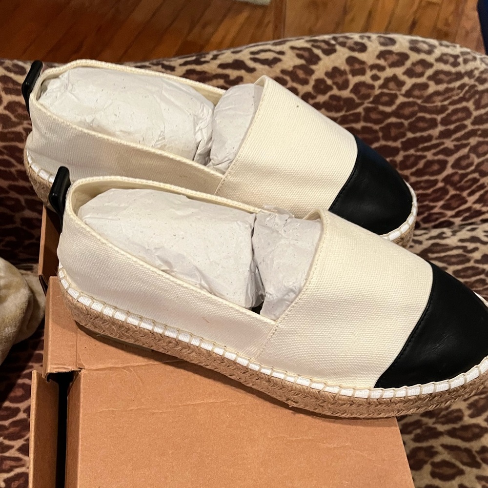 ASOS Brand New Flatform espadrilles in natural size 9 US size 7 UK. Wide width